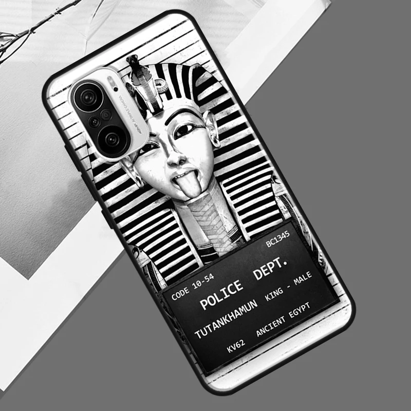 Egypt King Tutankhamun For POCO X5 X3 F5 Pro F4 X4 GT M5s C40 F3 Phone Case For Xiaomi 12T 11T Pro 12 13 Lite 12X