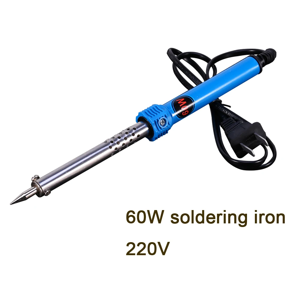 Elektrische soldeerbout, elektronische laspen, draadlaspen, soldeerpuntenset, elektronisch reparatiegereedschap, 60W.