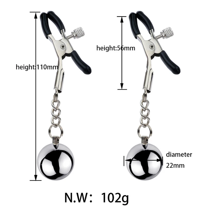 Stainless Metal Chain Nipple Milk Clips Breast Clip Sex Slaves Nipple Clamps Sex Toys Butterfly Style for Couples Nipple Sucker