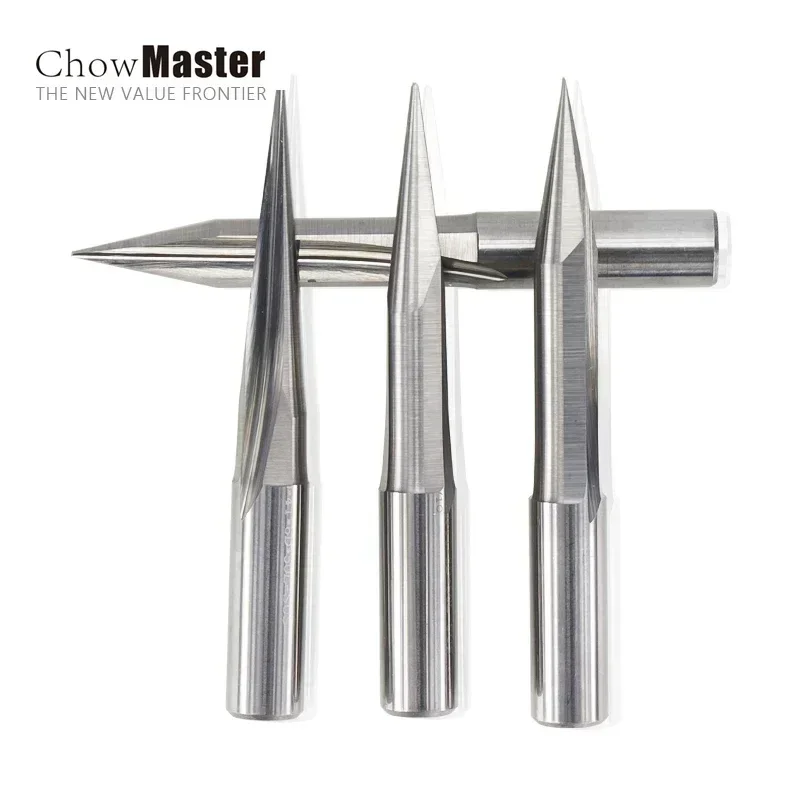 2 Flute Straight Carving Bit 3.175mm 4mm Shank 20/30/40/45/60/90 Degrees V Shape End Mill CNC Router Bit for Wood Engraving Bit