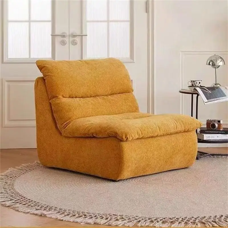 Vacuum compression single sofa recliner living room bedroom balcony leisure fabric bean bag chair