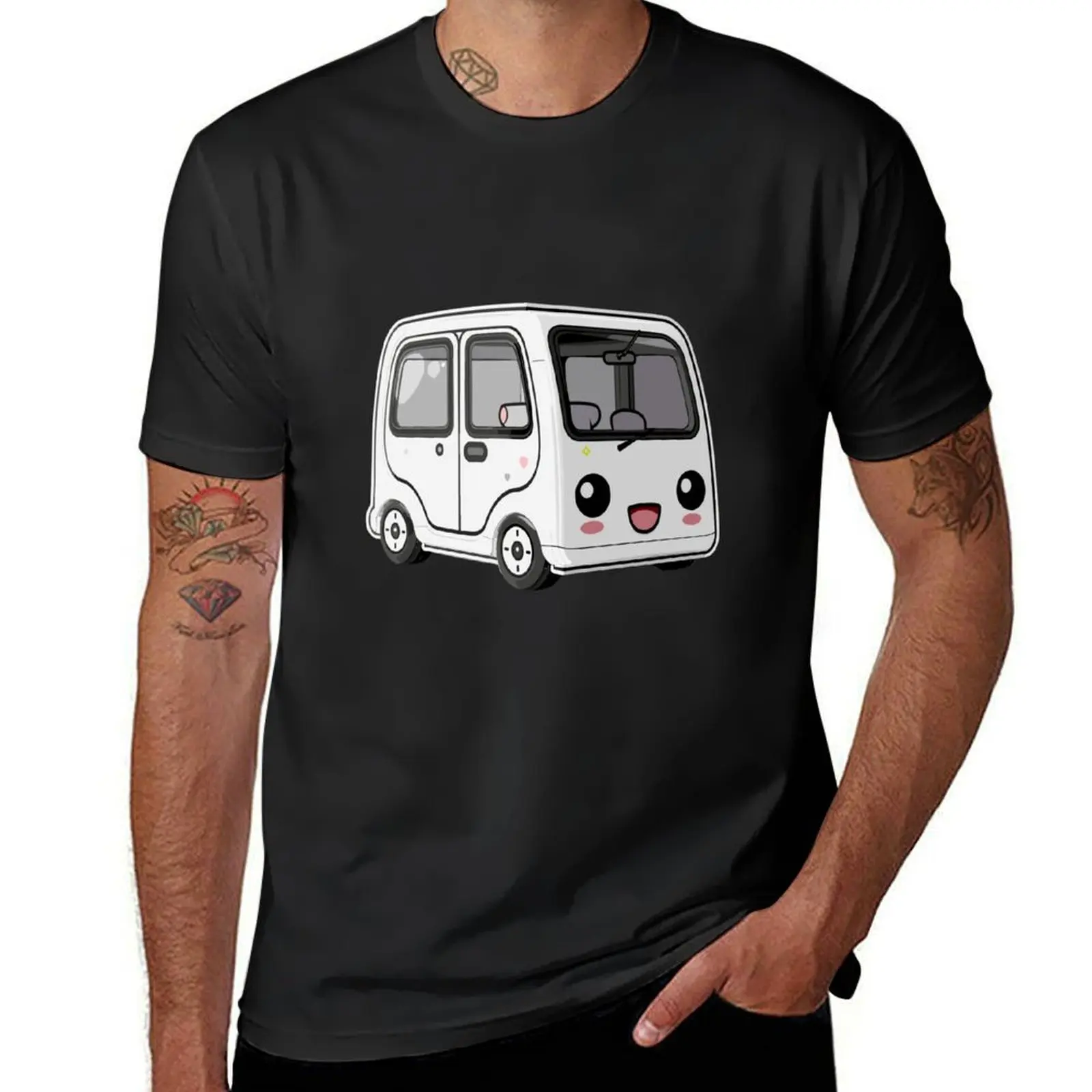 

Kawaii Car T-Shirt summer clothes quick-drying blue lock shirts men graphic