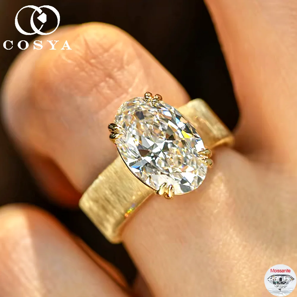 cosya-45ct-8x12mm-oval-cut-moissanite-ring-for-women-100-s925-silver-solitaire-wedding-wide-shank-band-fine-jewelry-gifts