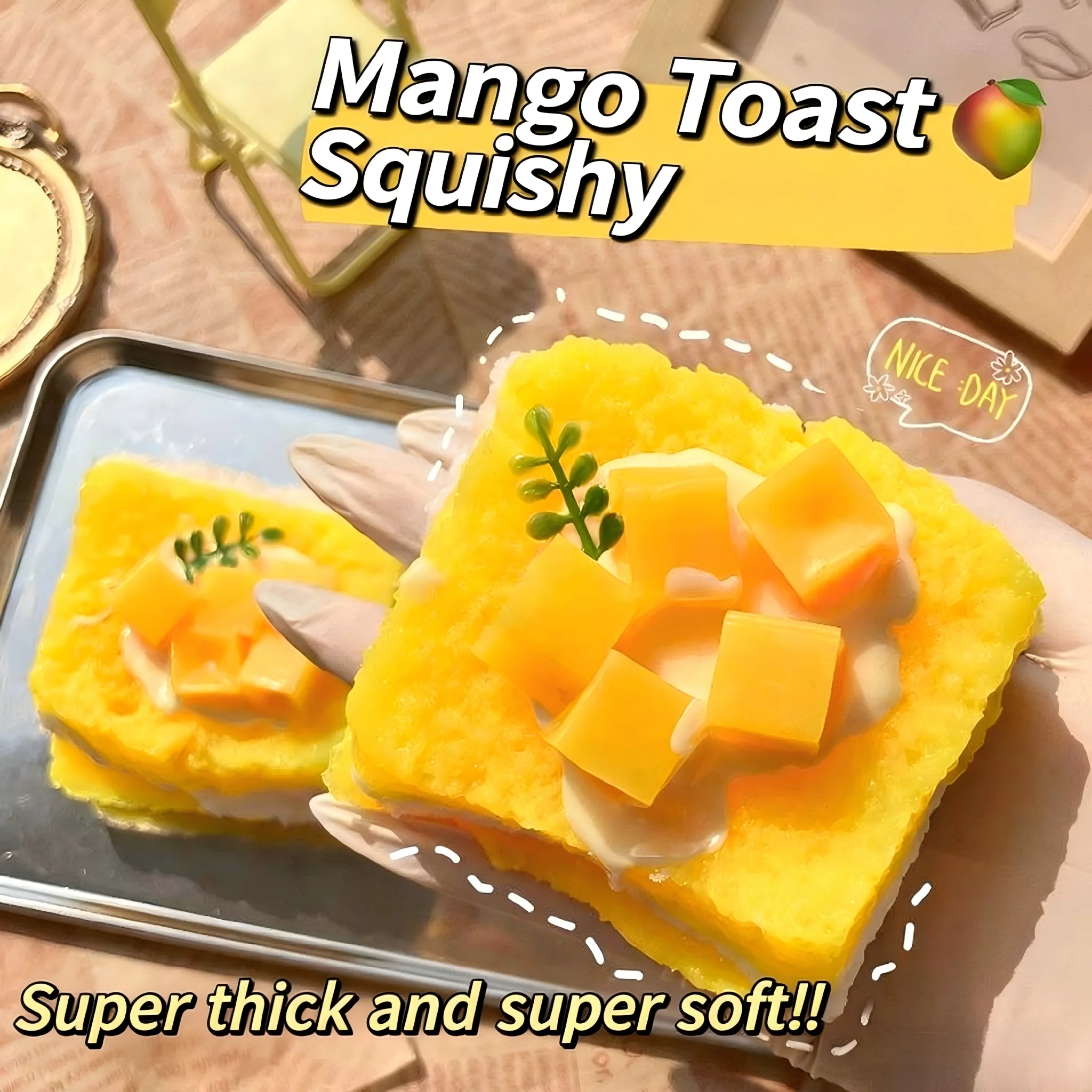 El mango tostado es extremadamente suave: muy espeso y muy tierno. El tostado de mango tiene una textura suave, lo que lo convierte en una excelente opción para regalar.