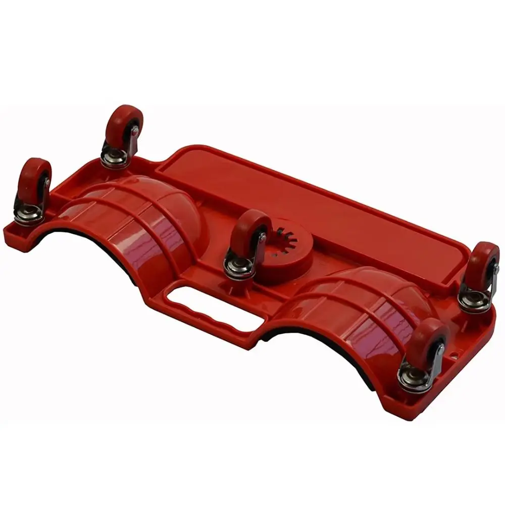 Protezione del ginocchio Strumenti di riparazione automatica in plastica Pattinaggio a rotelle Comodo ginocchio a rulli Rosso Comodo cuscinetto per inginocchiare riparazione auto SUV
