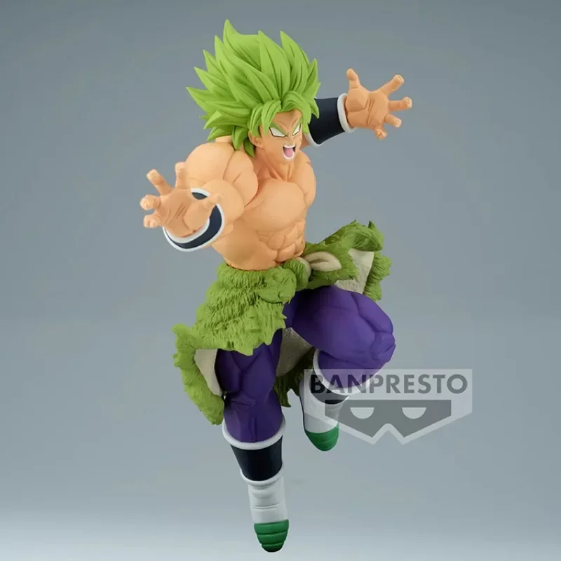 Bandai Original Banpresto Anime Dragon Ball Match Makers Gogeta SSG Blue Super Broly Action Figure Model Collectible Toys