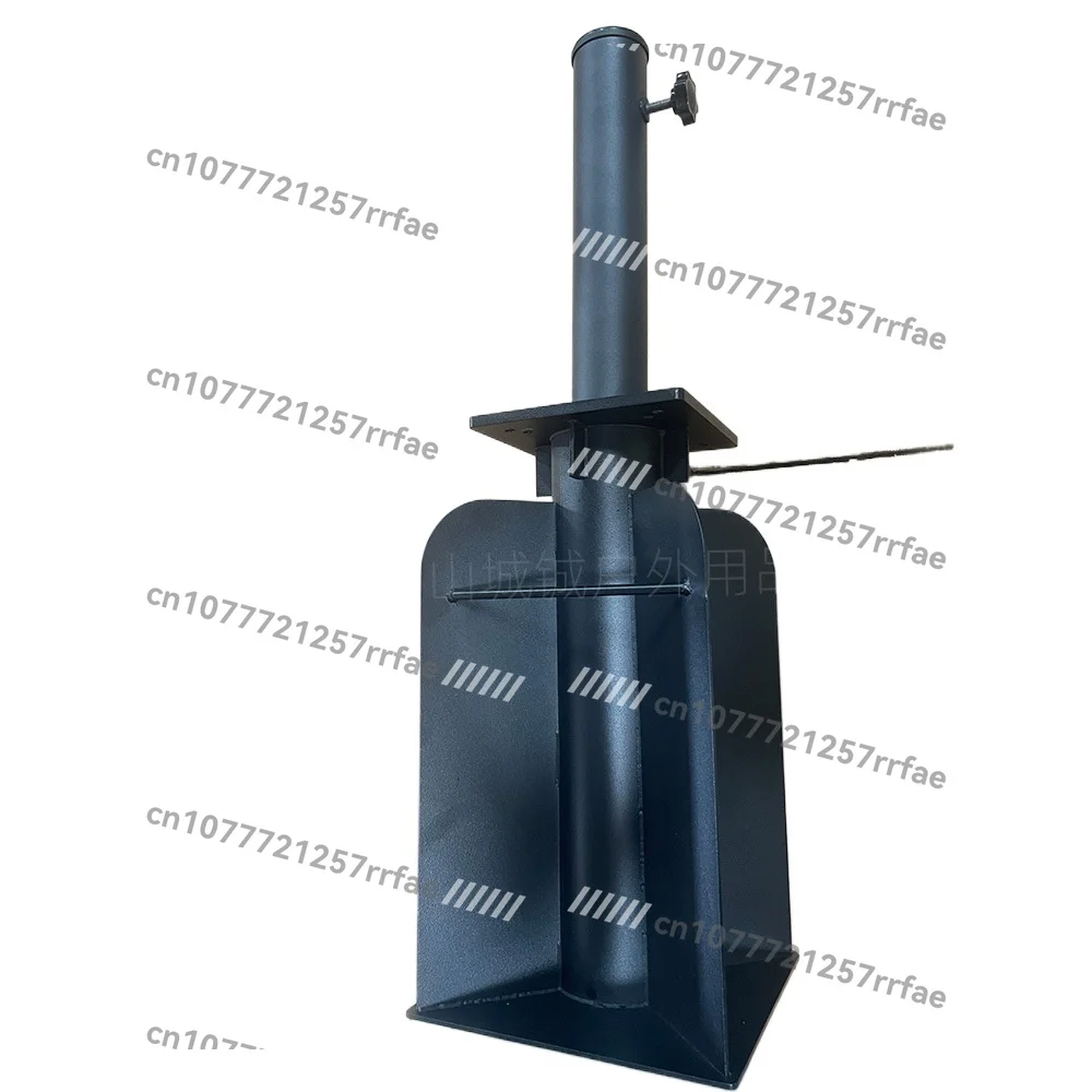 Embedded inverted pre-embedded lawn umbrella frame bracket base courtyard umbrella hanging parasol frame universal umbrella