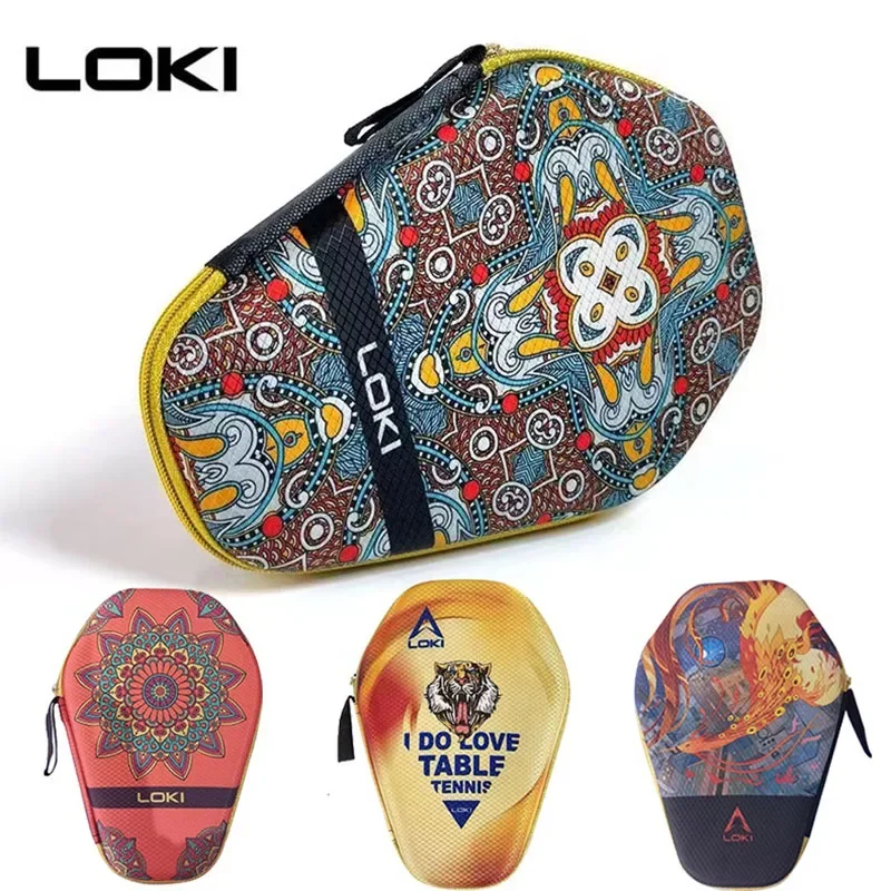 LOKI original Hard Shell Table Tennis Racket Cover Bag Original Ping Pong Racket Case High Quality