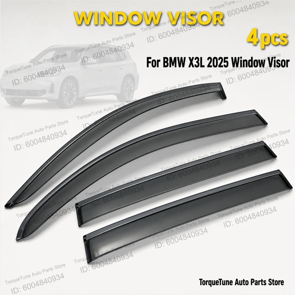 

Premium In Channel Direct Fit Easy Installation Durable Aerodynamic Window Visor Wind Deflector For BMW X3L 2025 Rain Guards
