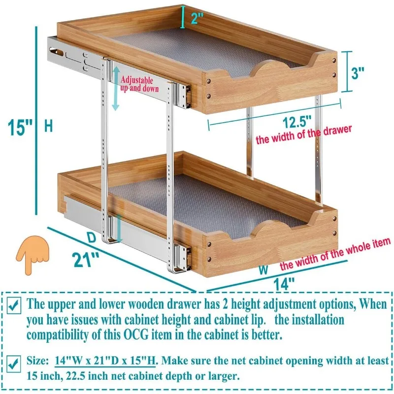 Pull Out Drawers For Cabinets 14