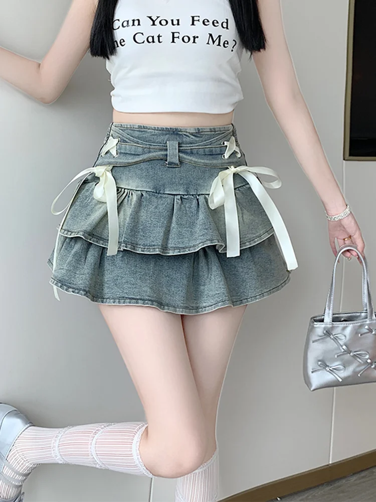 2024 Dopamine Short Pants Women's Fashion Harajuku Instagram Style Y2K High Waist Straight Leg Jeans Baggy Denim Shorts