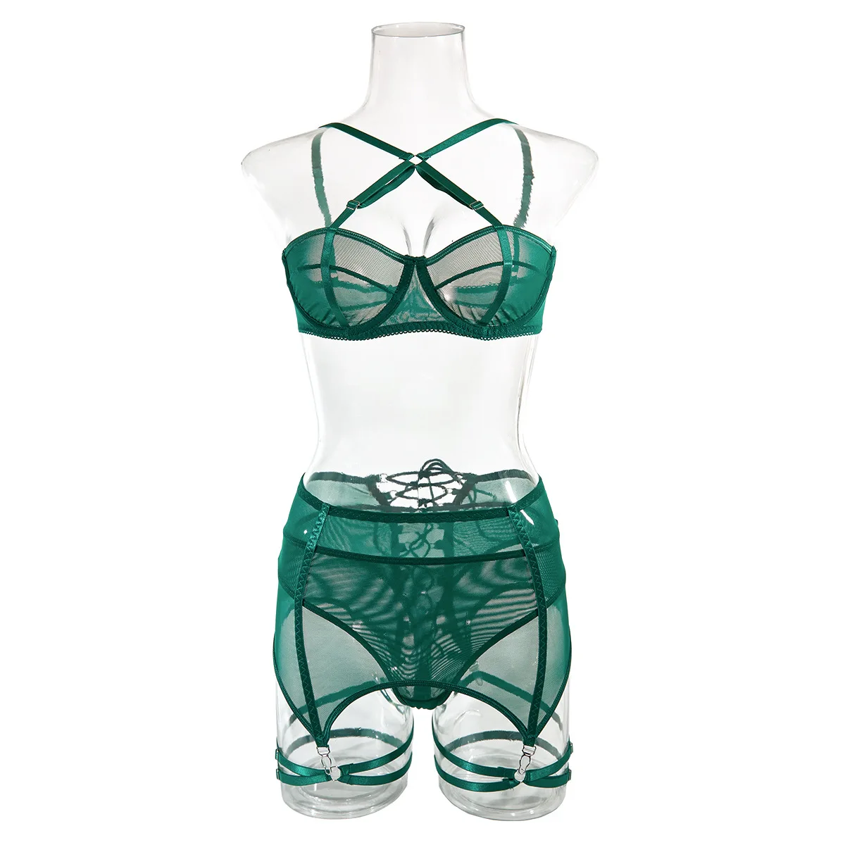 المرأة شفافة الصدرية تنورة مجموعة الساخن المثيرة مثير ازياء بلون الملابس الداخلية سلس الصدرية ثونغ الأربطة مثير الملابس الداخلية مجموعات #6