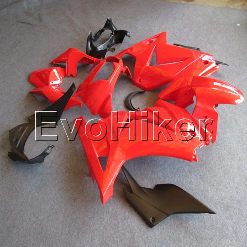 

injection Fairings kit for ZX250R EX250 2008 2009 2010 2011 2012 red black ZX 250R 08-12 ABS Plastic Bodywork Set