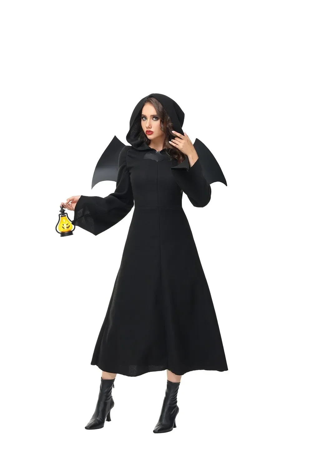 Costume Cosplay Chauve-Souris pour Halloween, Ange Sombre