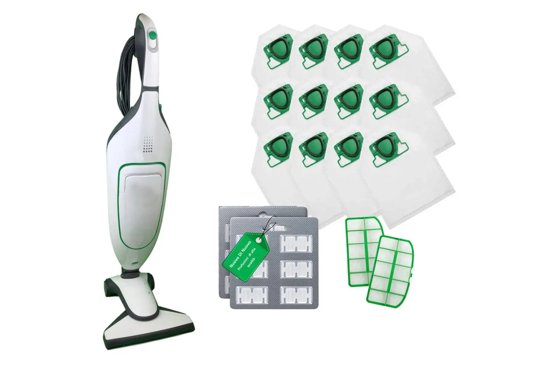 Kit 12 kompatible Beutel für MCS009A, 12 Parfüme MCS009A, 2 Filter MCS0011A