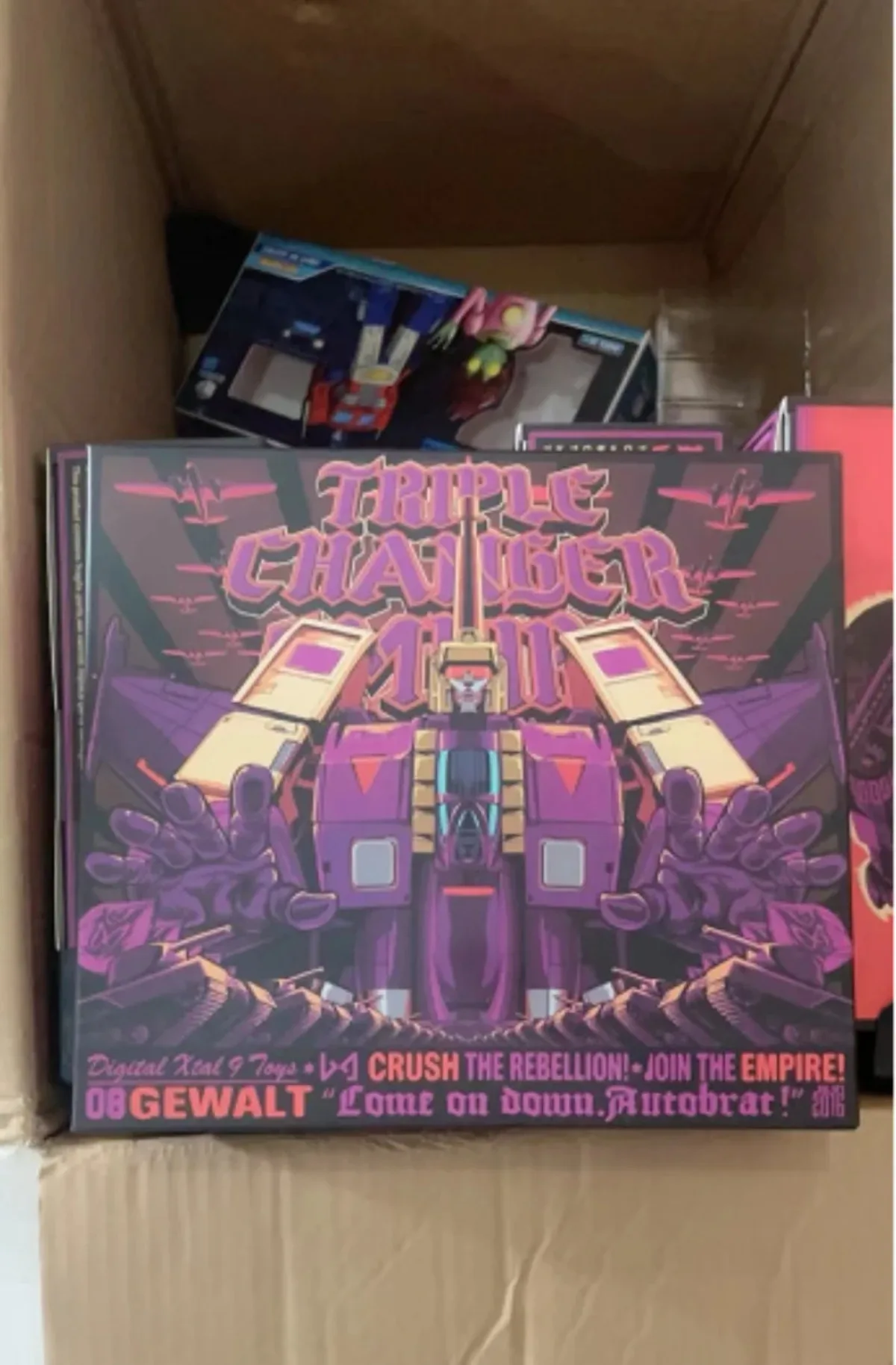 In Stock Transformation DX9 D08 Gewalt Blitzwing Version 3.0 25CM MP Ratio G1 Action Figures Toy Gift Hobby