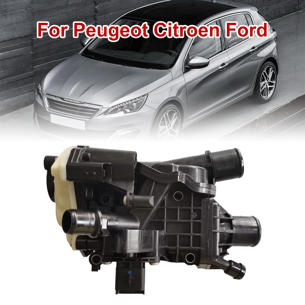 Para Peugeot Citroen Ford 2,0 BlueHDi diésel termostato y carcasa 9804160380   Piezas de repuesto de sensores automáticos de sensor de temperatura