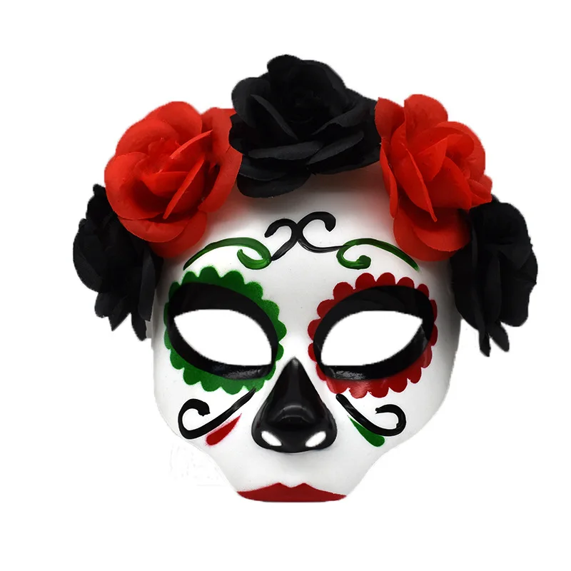 

European and American New Halloween Flower Headbands, Personalized Simulated Flower Cosplay Makeup Party Headgear