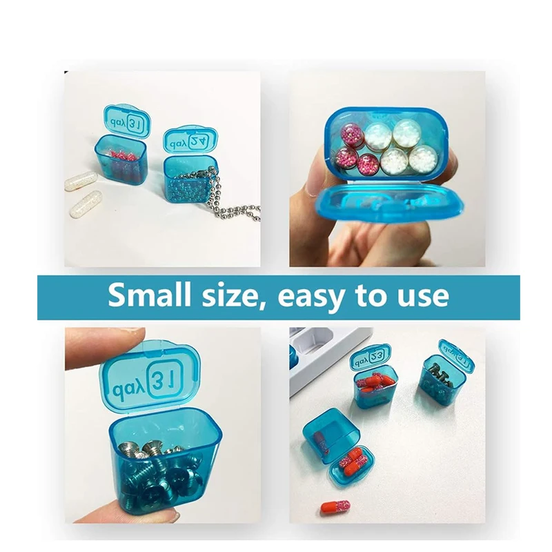 1pcs  31-Day Monthly Pill Organizer with Large Removable Medication Pods Portable Pill Case Box And Holder for Daily Medicine - view 6