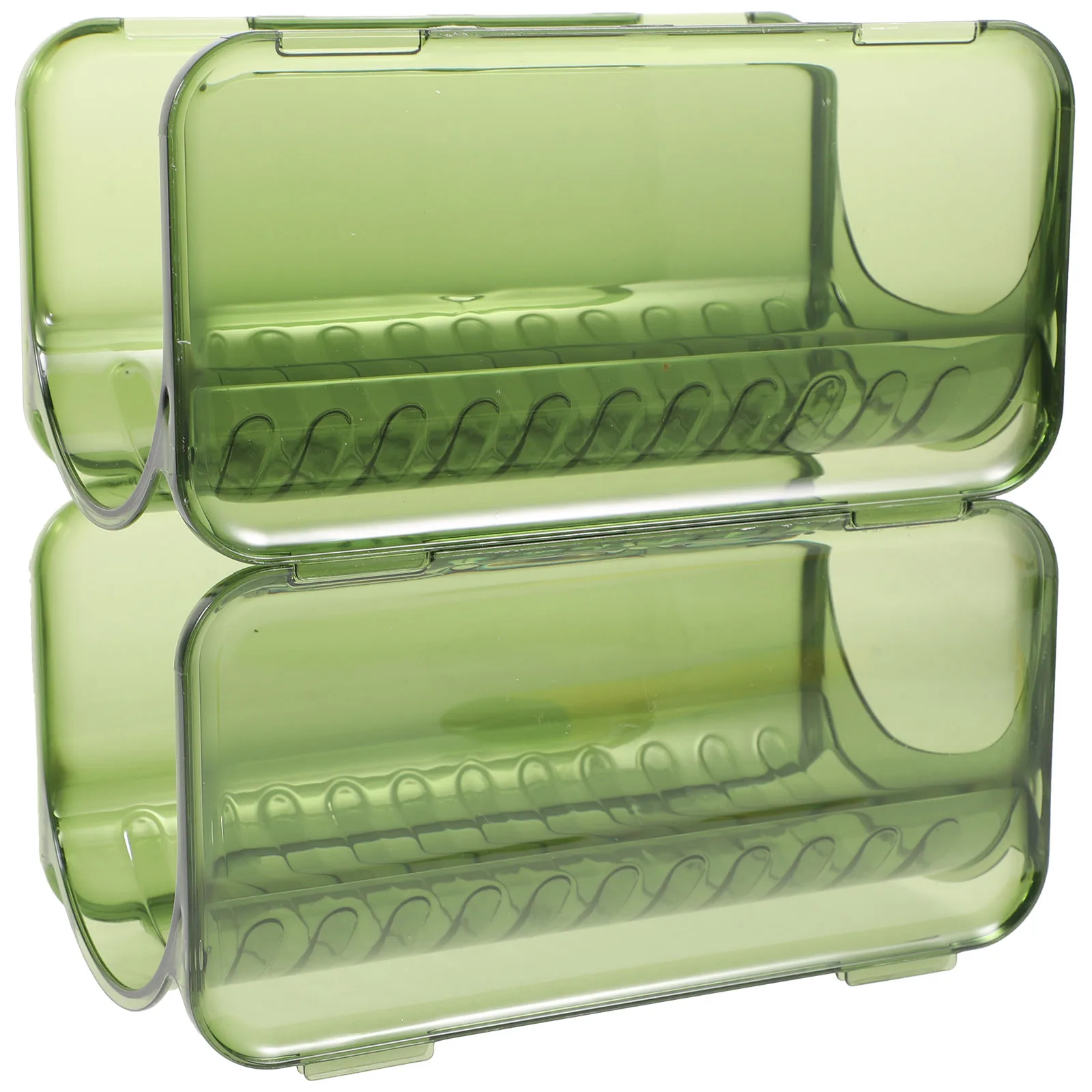 

2pcs Multi layer Cup Holder Stackable Water Bottle ganizer Storage Rack Fridge Pantry Beverage Plastic Sturdy