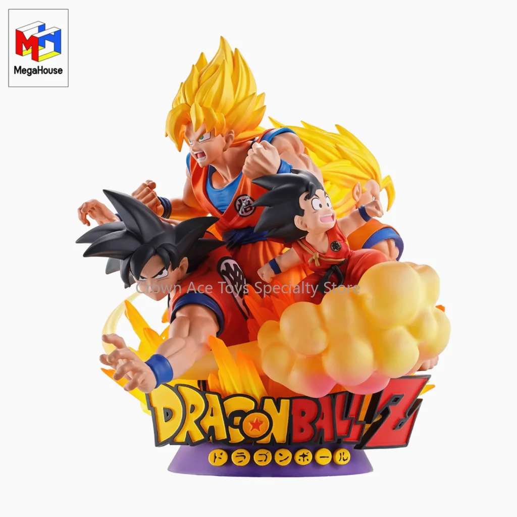 

MegaHouse Dragon Ball PETITRAMA DX Son Goku RE BIRTH 01 Anime Manga Figures Super Saiyan Hero Status Model Toys Kid Xmas Gifts