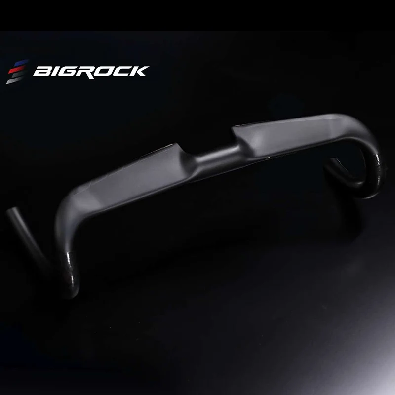 BIGROCK T1000 Carbon Fiber Split Road Handlebar 31.8MM 360/380/400/420MM Carbon Fiber Road Bike Handlebar Bicycle Parts