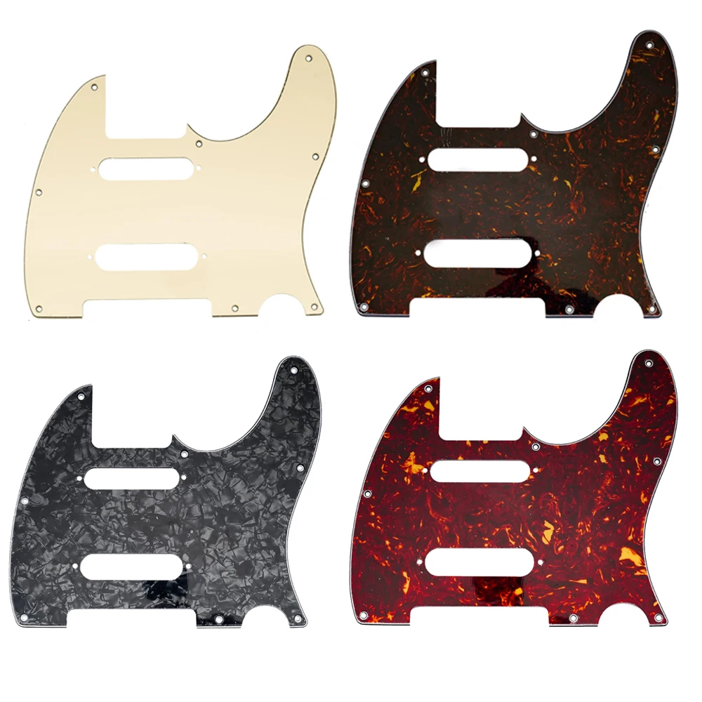 8 Holes SS Guitar Pickguard for USA/Mexico FD Deluxe Nashville Electric Guitar TL Round Corner SS Pickup Single Coil