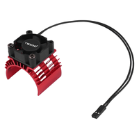 KKZ-Motor Heatsink Cover Cooling Fan for Wltoys 144001 124019 124018 124016 104001 RC Car 540 550 3650 Motor Heat Sink,2