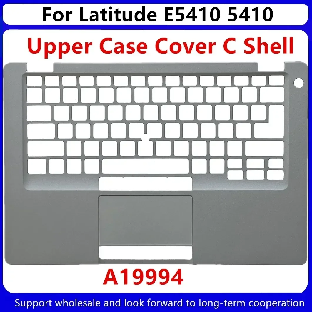 Nuevo para Dell Latitude E5410 5410 5411 cubierta superior reposamanos A19991 A19994/cubierta inferior 00W819 plata 0NKPM7