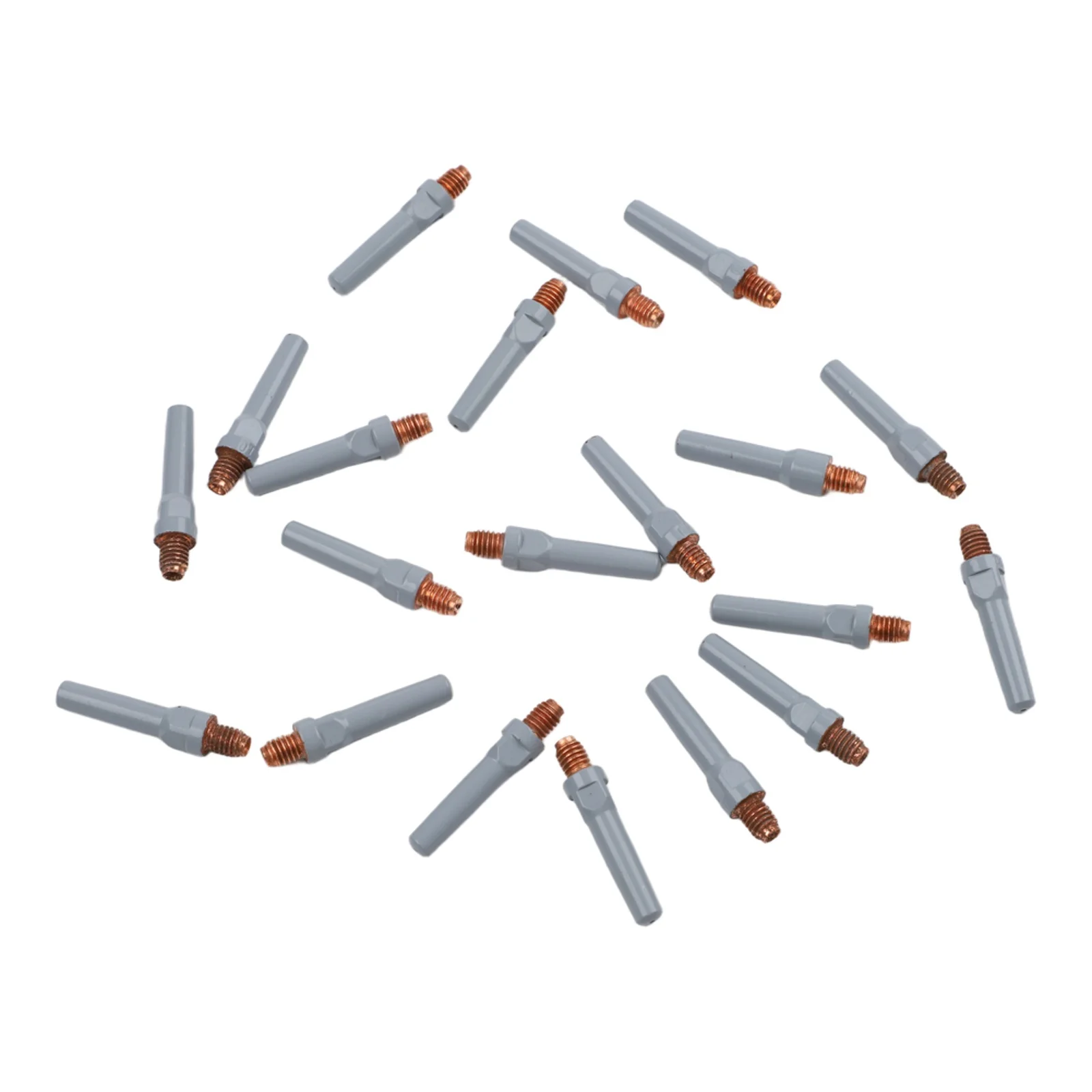 20PCS Welding Tips Featuring Non-Stick for 15AK for torch Systems Designed for Smooth Wire Feeding and Clear Weld Path