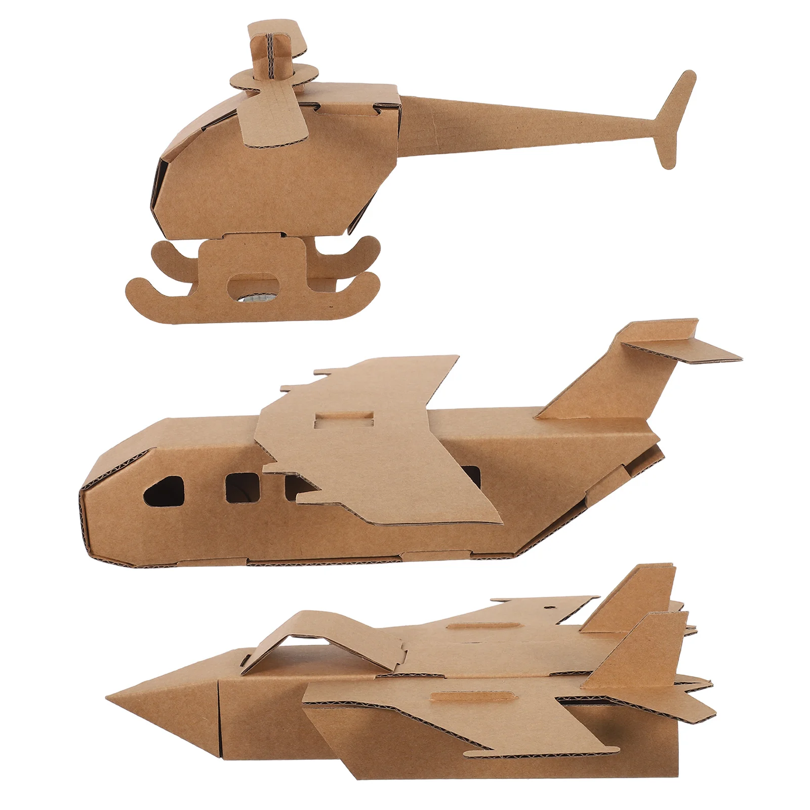 

3Pcs DIY Paint Paper Plane Kit Childrens Crafts Assemble Decorate Play Improve Hand Eye Coordination Spatial Awareness