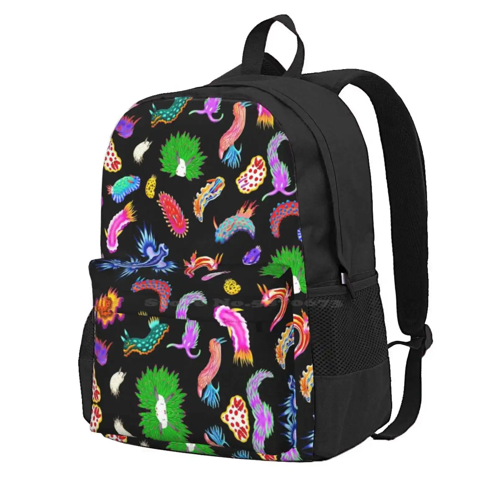 Rainbow Nudibranchs (Sea Slugs) Assortment Hot Sale Schoolbag Backpack Fashion Bags Sea Slugs Seaslugs Nudibranchs Rainbow