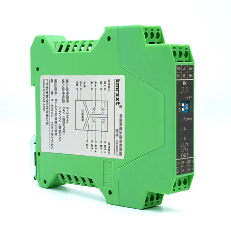PLC Drive Servo HTL To RS422 Collector Single-ended Slip Difference Pulse Switch Quantity To Difference