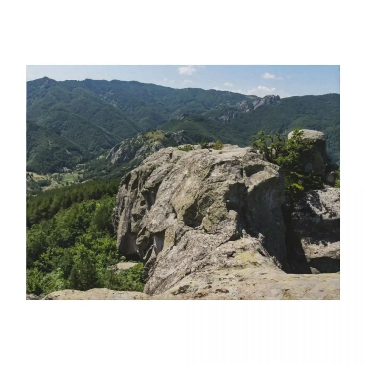 

The Spine of the Mountain - Rough Rocks and Vistas Throw Blanket blankets ands Sofa Luxury Designer cosplay anime Blankets