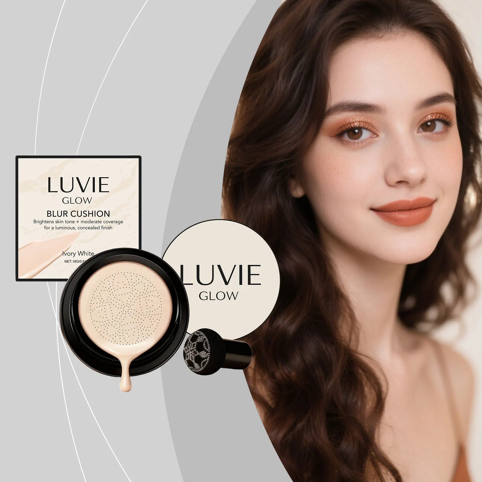 Améliorer le maquillage de base inégale éclaircissant et un look impeccable disponible plusieurs nuances éclaircissant le maquillage de base correcteur naturel