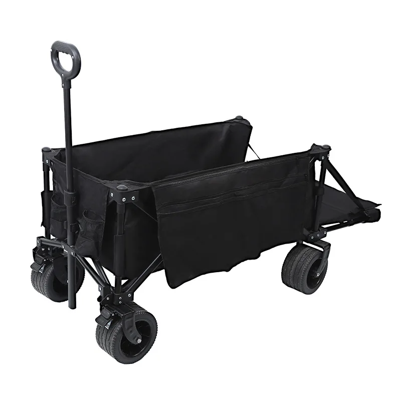 Hot Selling Portable Trolley Large Capacity Easy Folding Roll Container Customizable OEM For Shopping Tools Outdoor Camping