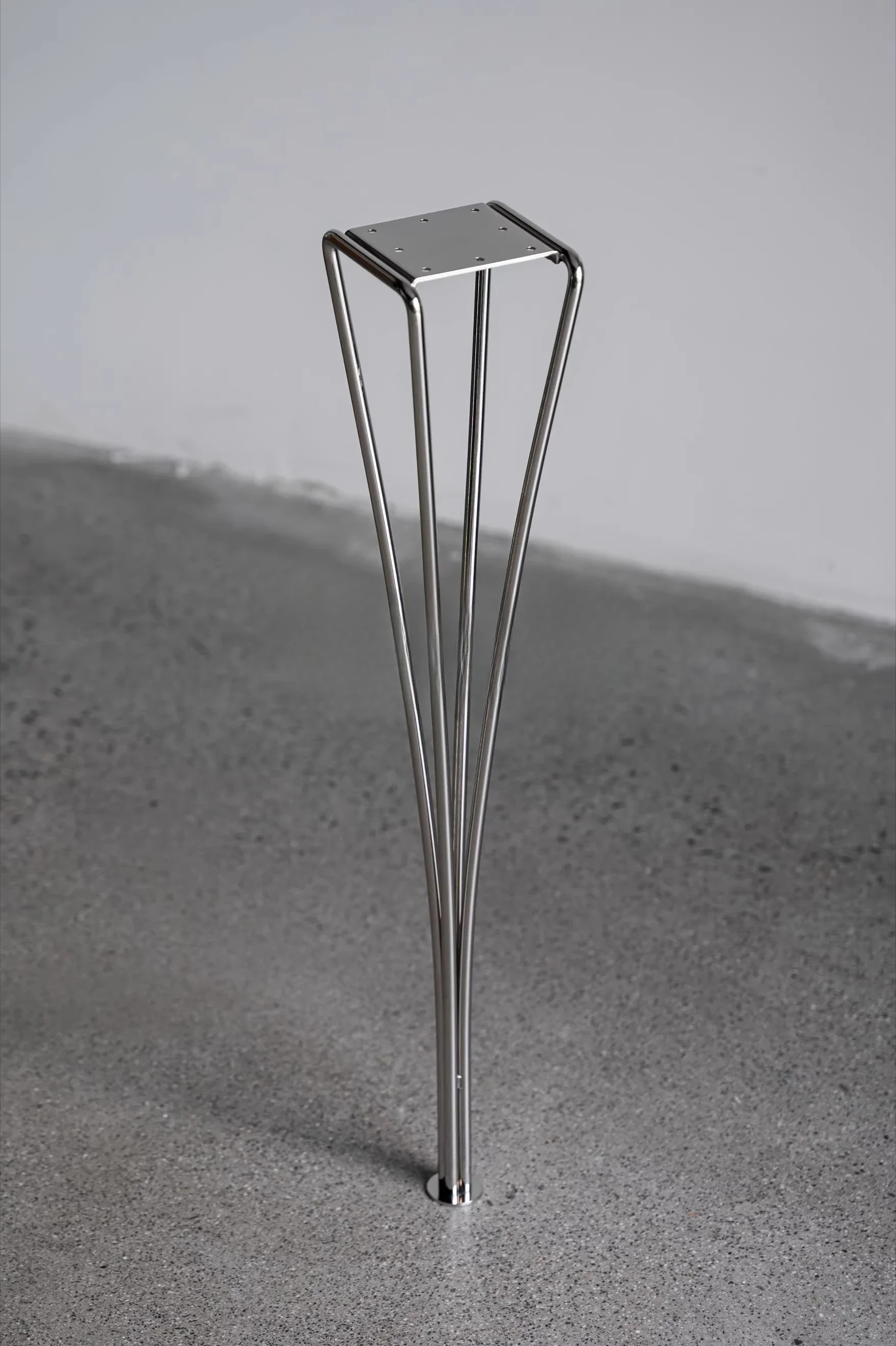 

Table legs 304 solid stainless steel bright table feet, brackets, dining table feet Nordic style