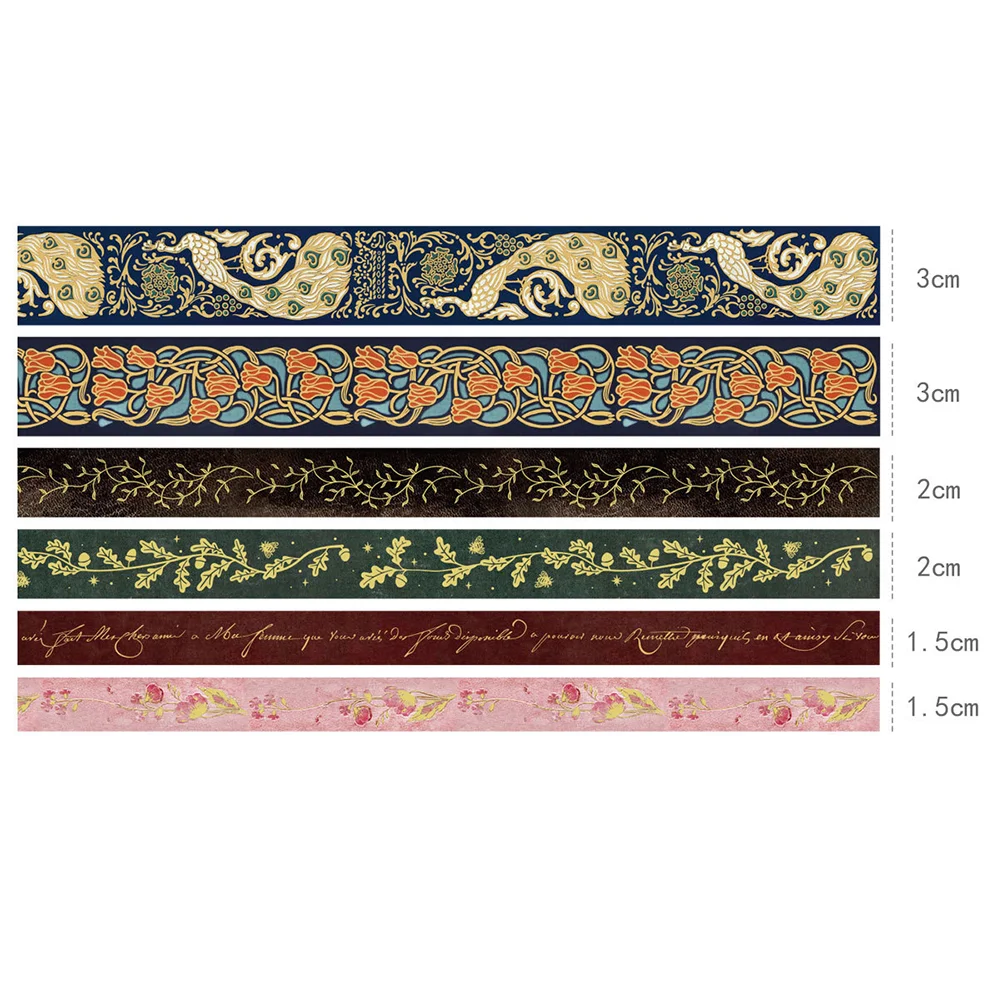 Creative Vintage Washi Tape DIY Scrapbooking Diary Handbook Decoration Masking Tapes Stationery - Image 5