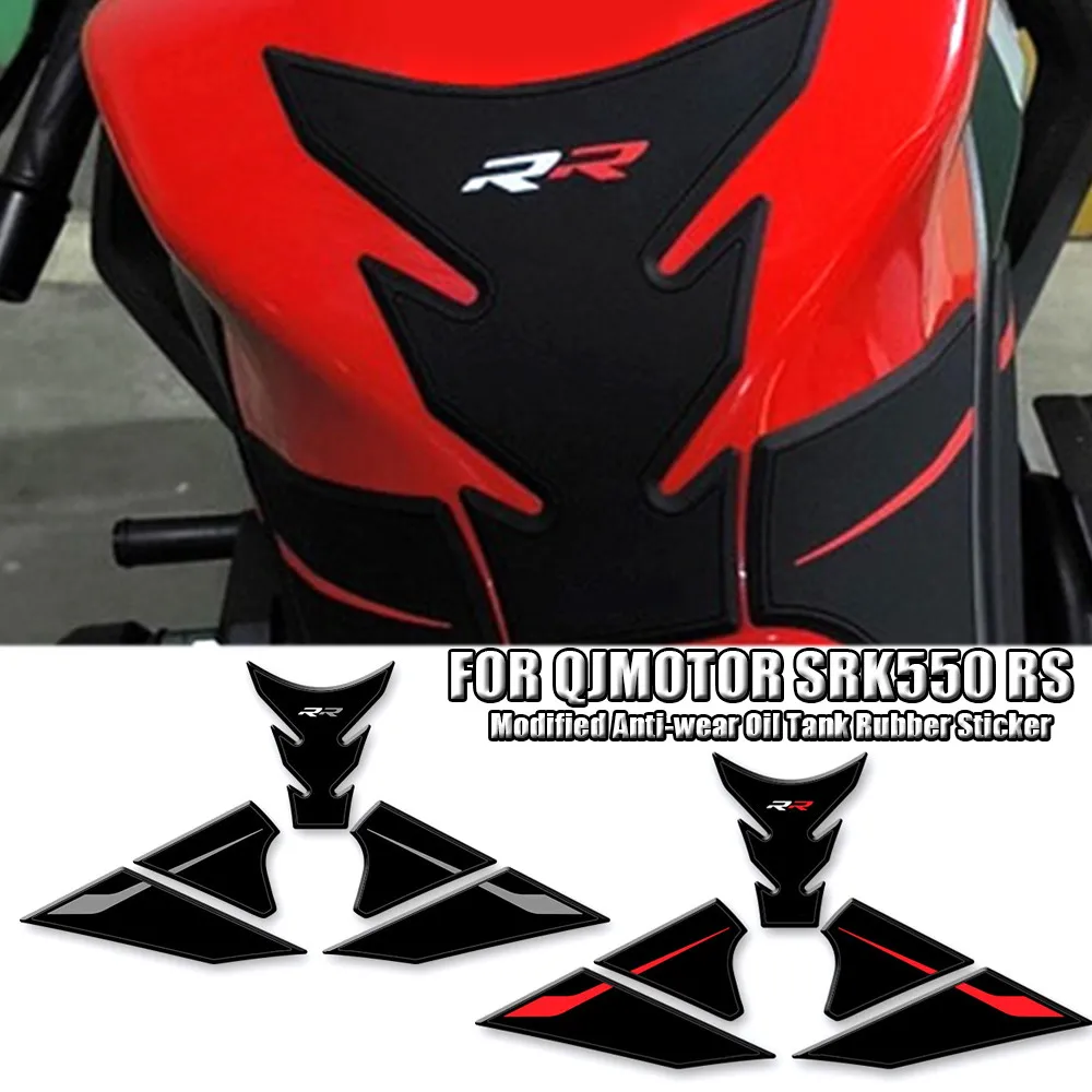 

Motorcycle Modified Anti-wear Oil Tank Rubber Sticker Protective Film Non-slip Stickers FOR QJMOTOR SRK550 RS RR SRK550RS
