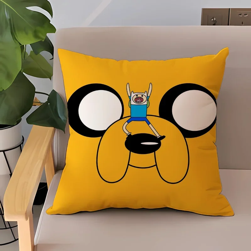 Decorative Pillowcases for Sofa Cushions Covers A-ADVENTURE TIME Children's Cushion Cover Pillowcase 45*45 Couch Pillows Pillow