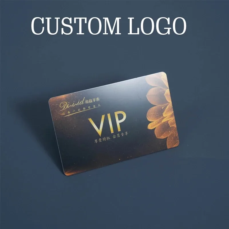1mm Waterproof PVC Work ID Card Custom Logo, Personalized Membership Business Card Professional Printing