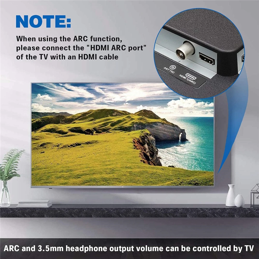 192KHz HDMI ARC Audio Extractor HDMI ARC zu koaxialen optischen Toslink Digital SPDIF Switch 3,5mm AUX Analog Audio Return Channel – Detail 18