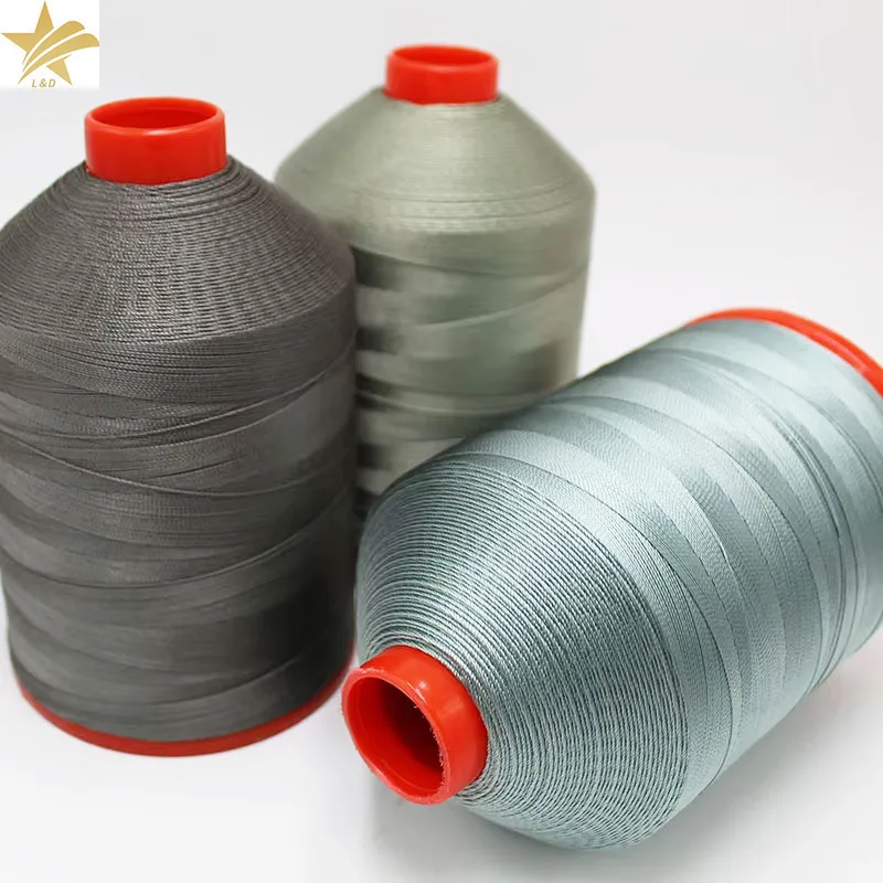 

0.5mm 6 Strand 100% Polyester High Tenacity Leather Sewing Thread High Strength Filament Yarn for Leather Craft Knitting DIY