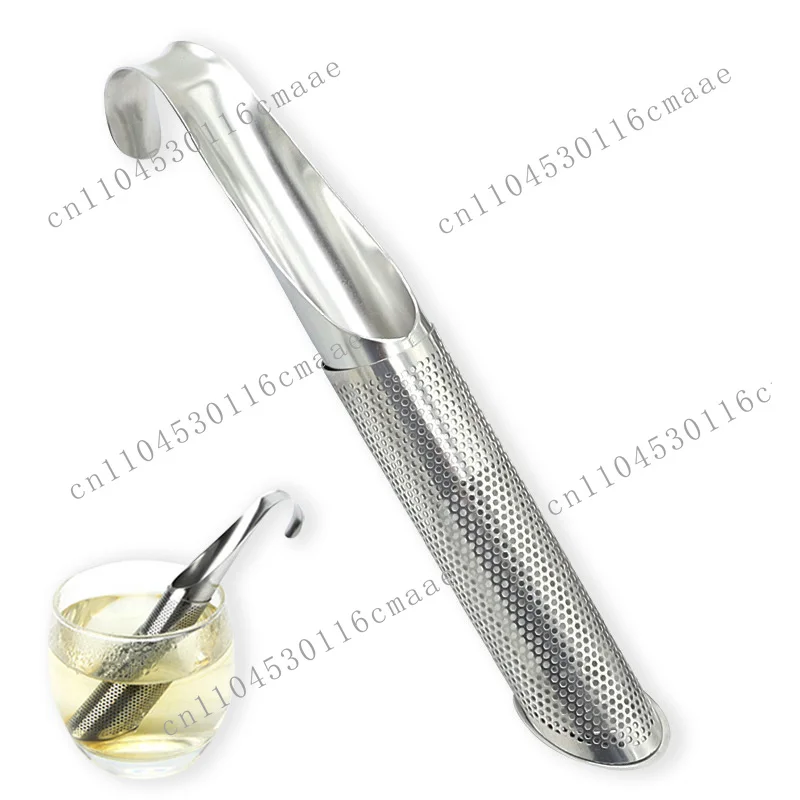 Tube steep filter mesh tea gadget, hanging spice soaker filter, stainless steel tea stick soaker
