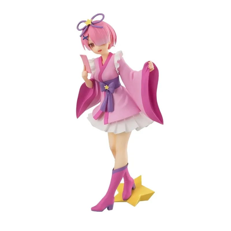 In Stock Genuine FuRyu Re:Zero Kara Hajimeru Isekai Seikatsu Ram Super Special Series in Milky Way Anime Cartoon Model Toys