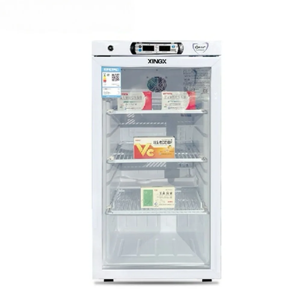 Suitable for all new smart devices2-8°C Upright Pharmacy Medical zer  Refrigerator UL Certified with Glass Door  Lock