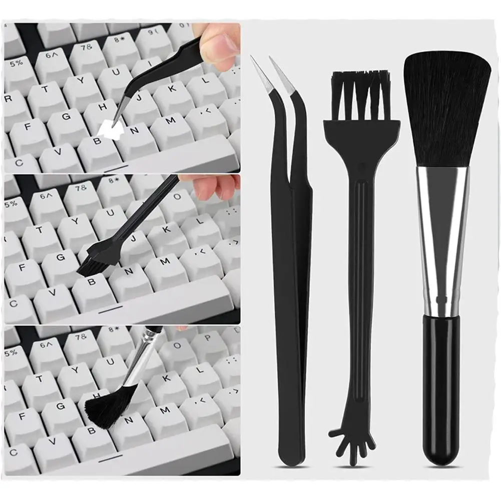 Cleaning Tool Kits Crevice Brush Household Electronic Dust Removal Cleaner Set For Mechanical Keyboard Computer Mainframe