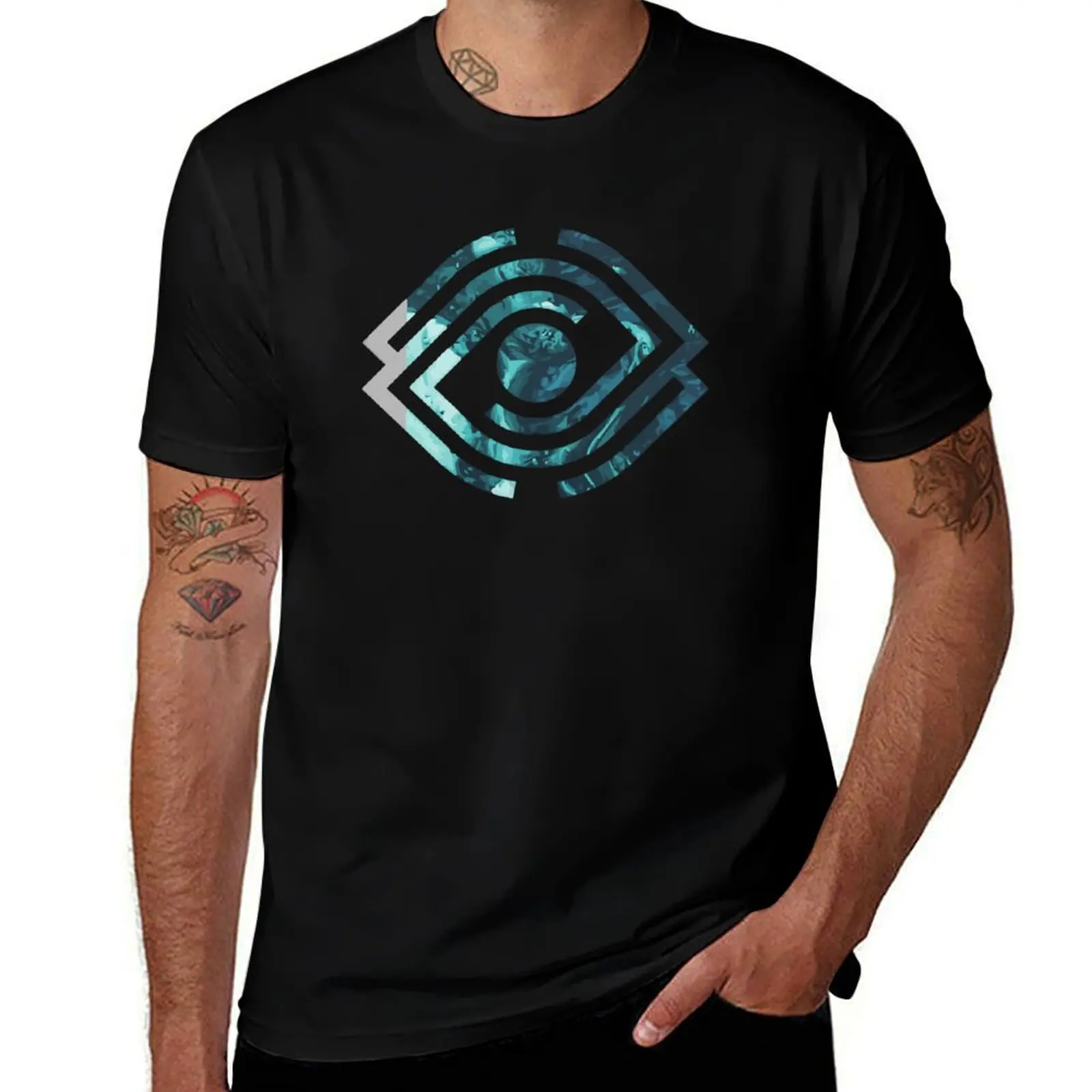 Spiritbox Merch Eye T-Shirt Simple Solid Color Crew Neck Tee T-Shirt