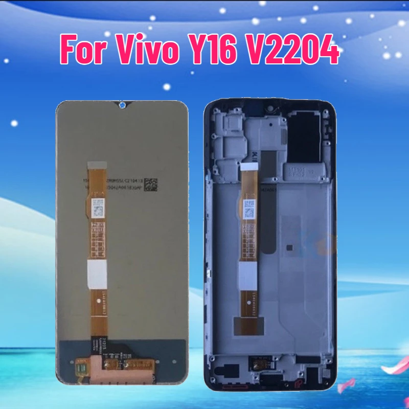 

LCD Screen For Vivo Y16 V2204 LCD Display Touch Screen Digitizer Assembly Replacement Parts For Vivo Y16 Display Screen
