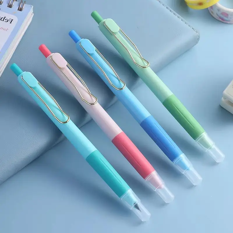 

New Press Pen High Beauty Candy Color Matching Replaceable Ink Bag Student Calligraphy Practice Office School Supply Stationery